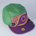 Green & Purple Graphic Panel Cap